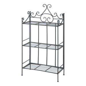 Crni metalni sklopivi stalak za cvijeće Esschert Design
