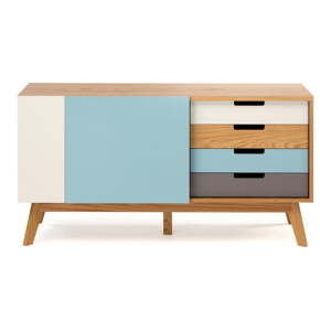 Komoda s plavim detaljima Woodman Chaser