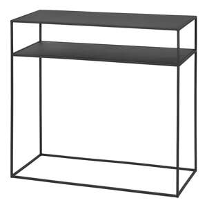 Crni metalni pomoćni stol 35x85 cm Fera – Blomus