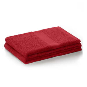 Crveni veliki ručnik DecoKing Bamby Red, 70 x 140 cm