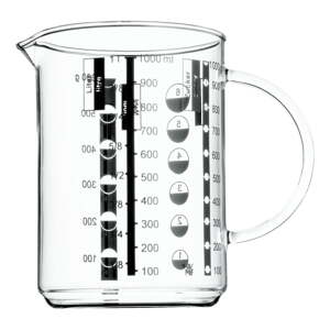 Staklena posuda za mjerenje WMF, 1 l