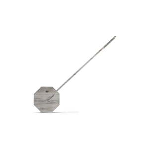 Siva LED stolna lampa (visina 38 cm) Octagon One – Gingko