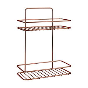 Dvoetažna polica za kupaonicu Metaltex Copper