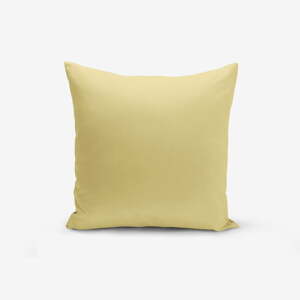 Žuta jastučnica boje senfa Minimalist Cushion Covers Düz, 45 x 45 cm