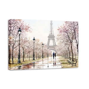Slika Styler Canvas Watercolor Paris Melancholy, 85 x 113 cm