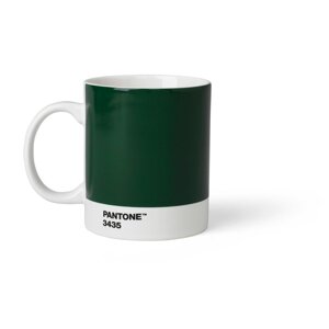 Tamno zelena keramička šalica 375 ml Dark Green 3435 – Pantone