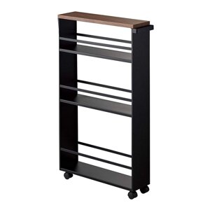 Crna metalna kupaonska polica 47,5x81 cm Tower – YAMAZAKI