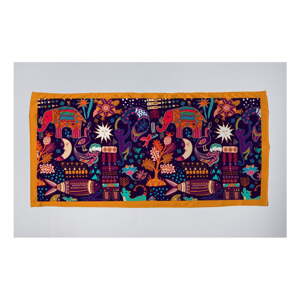 Ženska marama Madre Selva Electric Animals, 70 x 50 cm