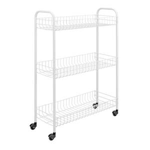 Mobilni stalak za kupaonicu s 3 police Metaltex Laundry, 23 x 84 cm