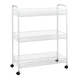 Mobilni stalak za kupaonicu s 3 police Metaltex Laundry, 31 x 84 cm