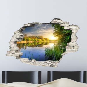 Samoljepljiva zidna naljepnica Ambiance Lake, 60 x 90 cm