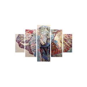 5-dijelna slika Elephant