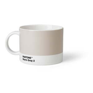 Bijelo-siva keramička šalica 475 ml Warm Gray 2 – Pantone