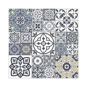 Podna samoljepljiva naljepnica Ambiance Floor Sticker Romana, 40 x 40 cm