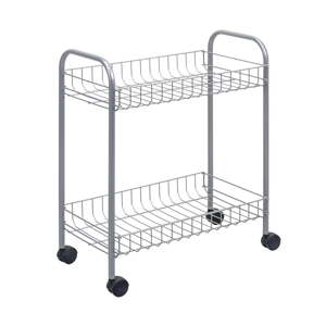 Mobilna polica na dvije razine Metaltex Greg, dužina 41 cm