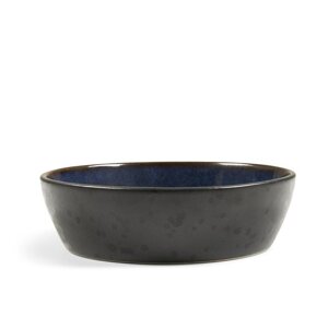 Siva posuda od kamenine sa tamnoplavom unutarnjom stranom Bitz Mensa, promjer 18 cm