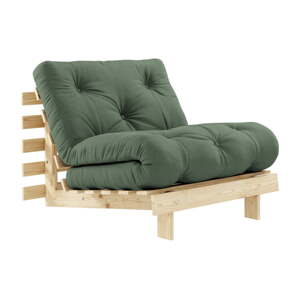 Promjenjiva fotelja Karup Design Roots Raw/Olive Green