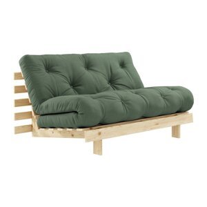 Promjenjiva sofa Karup Design Roots Raw /Olive Green