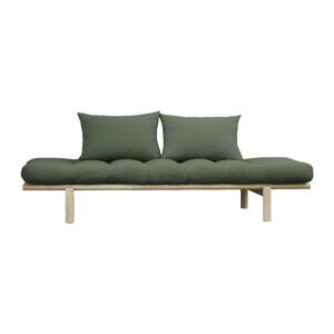 Podesiva sofa Karup Design Pace Natural Clear/Maslinasto Zeleno
