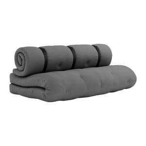 Tamno sivi kauč na razvlačenje pogodan za eksterijer Karup Design Design OUT ™ Buckle Up Dark Grey