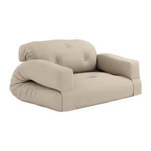 Bež kauč na razvlačenje prikladan za eksterijer Karup Design Design OUT™ Hippo Beige
