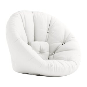 Bijela sklopiva fotelja prikladna za eksterijer Karup Design Design OUT ™ Nido White