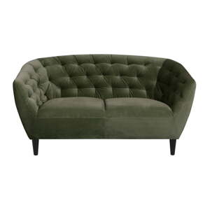 Zeleni baršunasti kauč Acton Ria, 150 cm