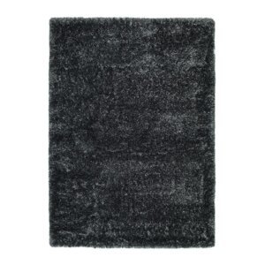 Antracitno sivi tepih 140x200 cm Aloe Liso – Universal