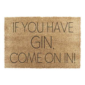 Otirač od kokosovih vlakana 40x60 cm If You Have Gin – Artsy Doormats