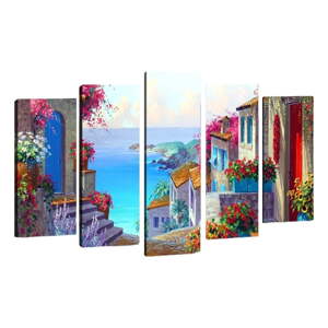 Set od 5 slika Tablo Center Dolce Vita