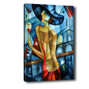 Slika Tablo Center Cubistic Lady, 50 x 70 cm