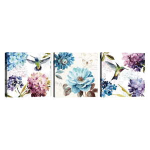 Set s 3 slike Tablo Center Hummingbird