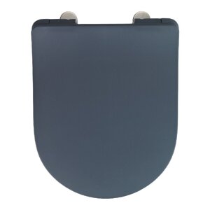 Siva WC daska Wenko Sedilo Grey, 45,2 x 36,2 cm