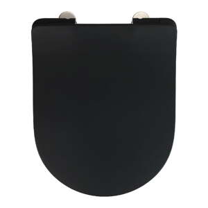 Crna daska za toalet Wenko Sedilo Black, 45,2 x 36,2 cm