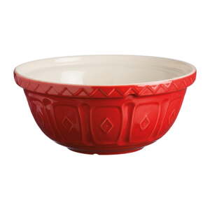 Crvena zdjela od kamenine Mason Cash Mixing, ⌀ 26 cm