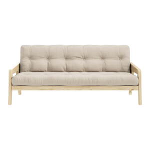 Kauč na razvlačenje 204cm Karup Design Grab Natural Clear / Beige