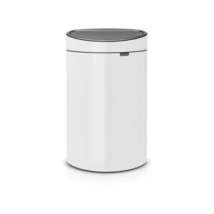Bijela željezna kanta za smeće na dodir 40 l Touch Bin – Brabantia
