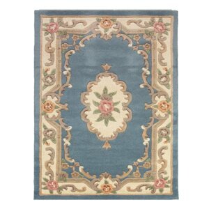 Plavi vuneni tepih Flair Rugs Aubusson, 150 x 240 cm