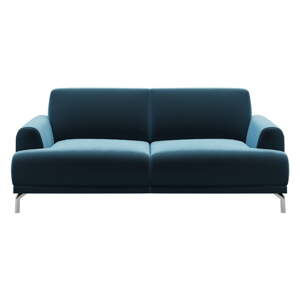 Plavi baršunasti kauč MESONICA Puzo, 170 cm