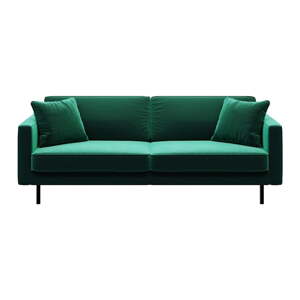 Zelena baršunasti sofa 207 cm Kobo – MESONICA