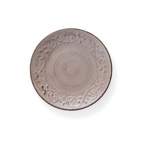 Pješčanosmeđi zemljani tanjur Brandani Serendipity, ⌀ 27,5 cm