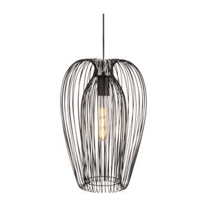 Crna stropna lampa Leitmotiv Lucid Large