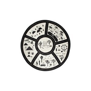 Dječji tepih Black City, ⌀ 140 cm