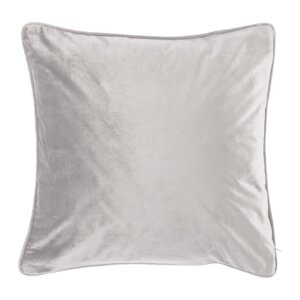 Svjetlosivi jastuk Tiseco Home Studio Velvety, 45 x 45 cm
