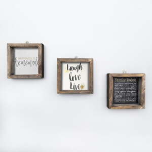 Ukrasni znak 15x15 cm Mottos – Evila Originals
