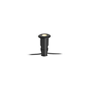 Crna ugradbena svjetiljka Markslöjd Garden 24 Decklight, ø 60 mm