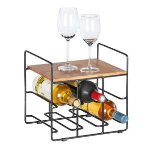 Stalak za 6 boca vina s policom od bambusa Wenko Loft