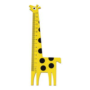 Drveno ravnalo u obliku žirafe Rex London Yellow Giraffe