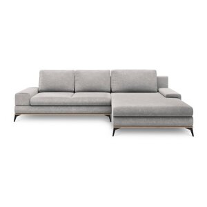 Svijetlosivi kauč na razvlačenje Windsor & Co Sofas Planet, desni kut