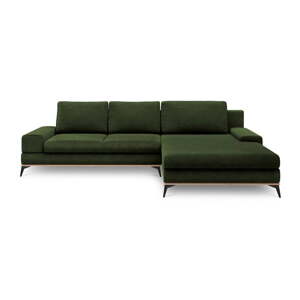 Zelena kutna garnitura Windsor & Co Sofas Planet, desni kut